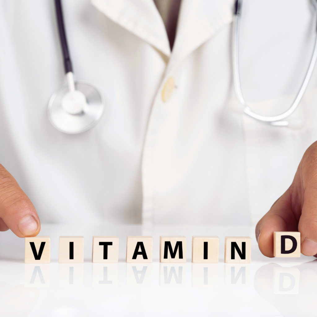 doctor sharing vitamin d